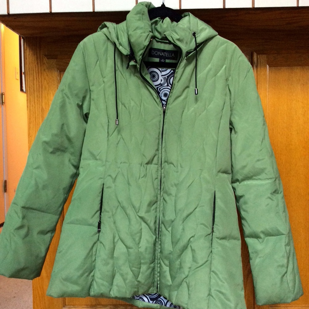 DONATELLA Green Winter Jacket size Small